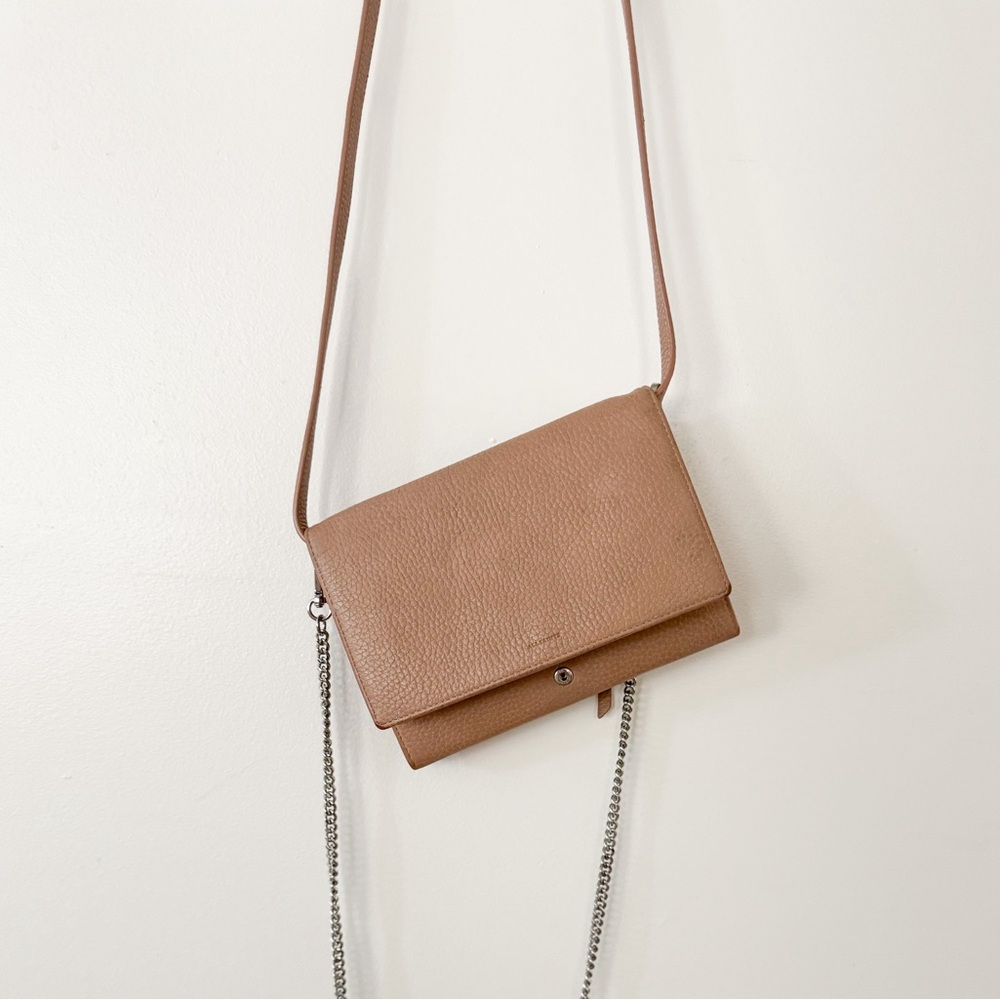 Allsaints Fetch Leather Crossbody Nude